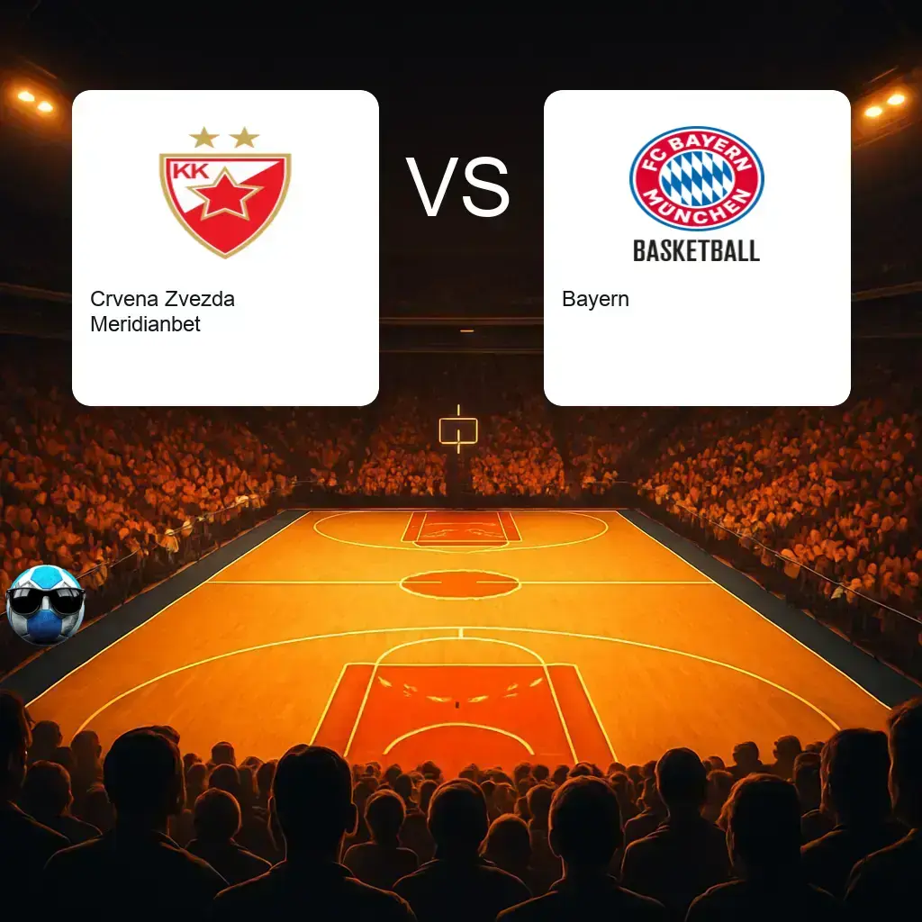 Euroleague · Mängu info Crvena Zvezda Meridianbet – Bayern29.10.2026 · kl. 21:00 Eesti aja järgiBeogradska arena Crvena Zvezda Meridianbet võõrustab Bayernit Eu