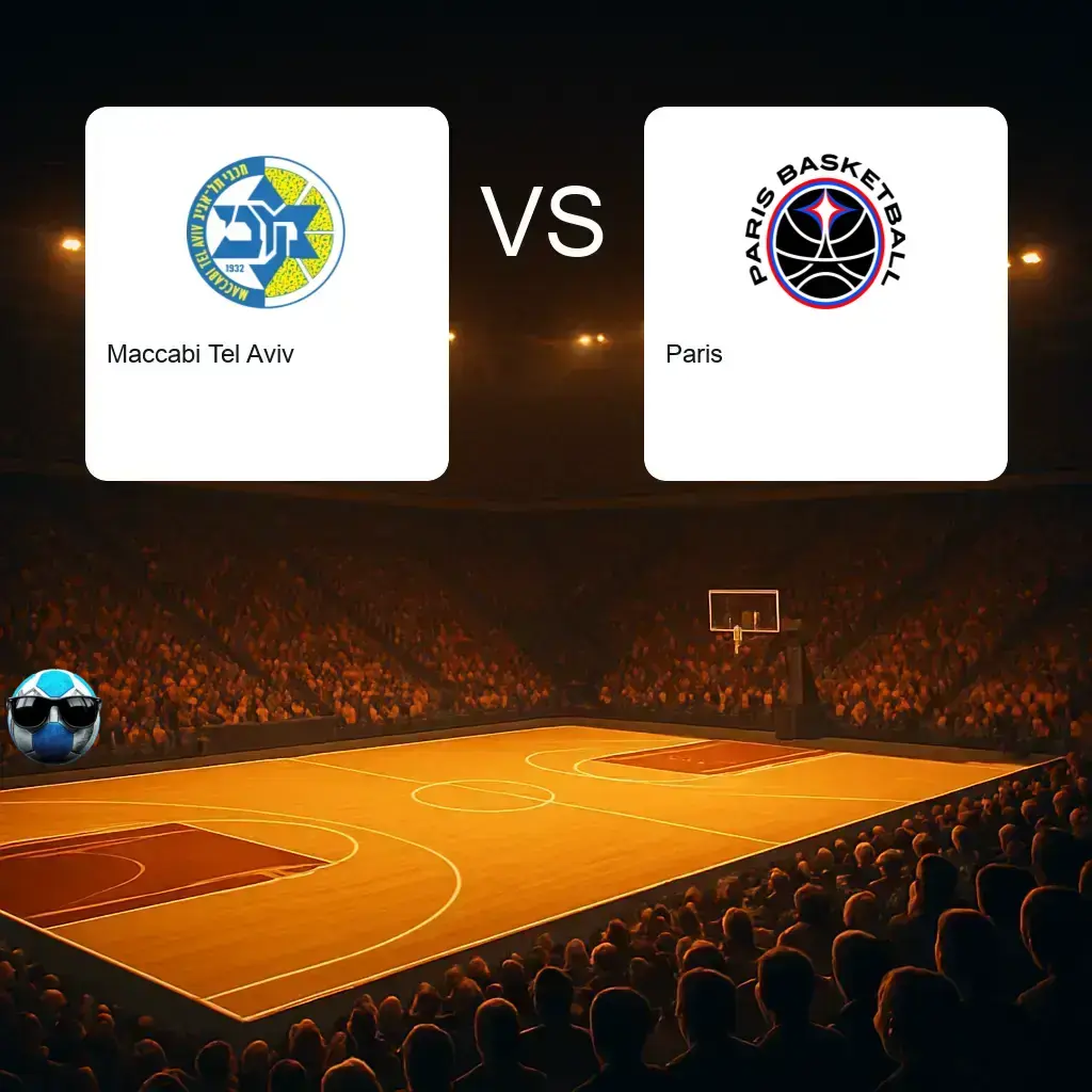 Euroleague · Mängu info Maccabi Tel Aviv – Paris29.10.2026 · kl. 21:05 Eesti aja järgiAleksandar Nikolic Hall Maccabi Tel Aviv kohtub Euroliigas Parisi meeskonn