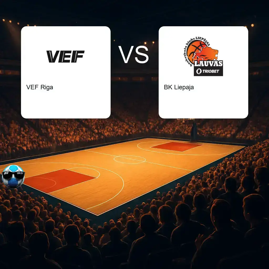 Latvia-Estonian League · Mängu info VEF Riga – BK Liepaja03.10.2026 · kl. 17:00 Eesti aja järgiXiaomi Arena VEF Riga võõrustab BK Liepajat kohtumises, kus põhik